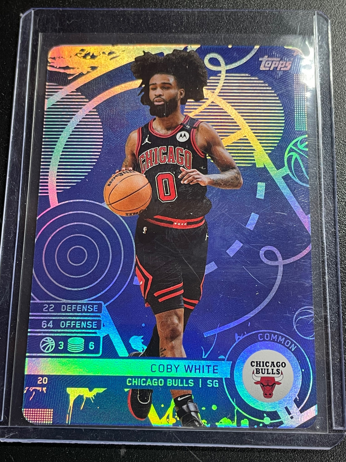 2025-26 Topps Match Attax #20 Coby White Blue (Common)