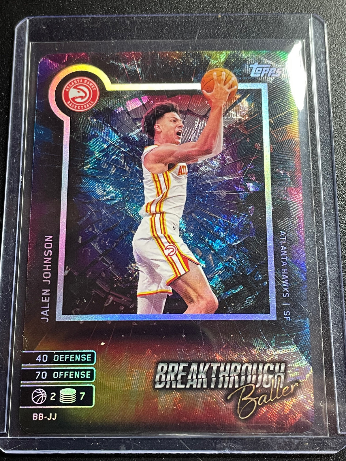 2025-26 Topps Match Attax #BB-JJ Jalen Johnson Breakthrough Baller