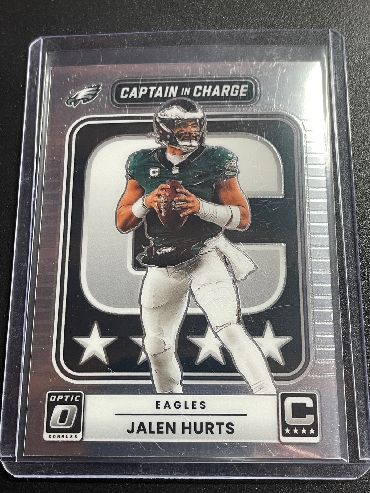 2023 Donruss Optic #CC-JH Jalen Hurts Captain In Charge
