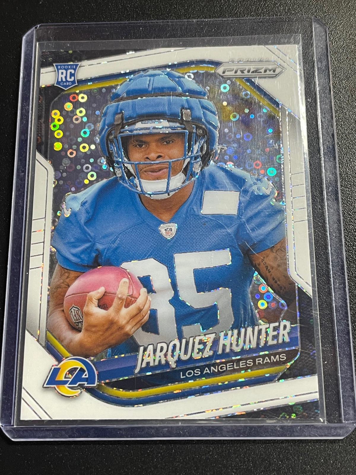 2025 Panini Prizm #353 Jarquez Hunter White Disco