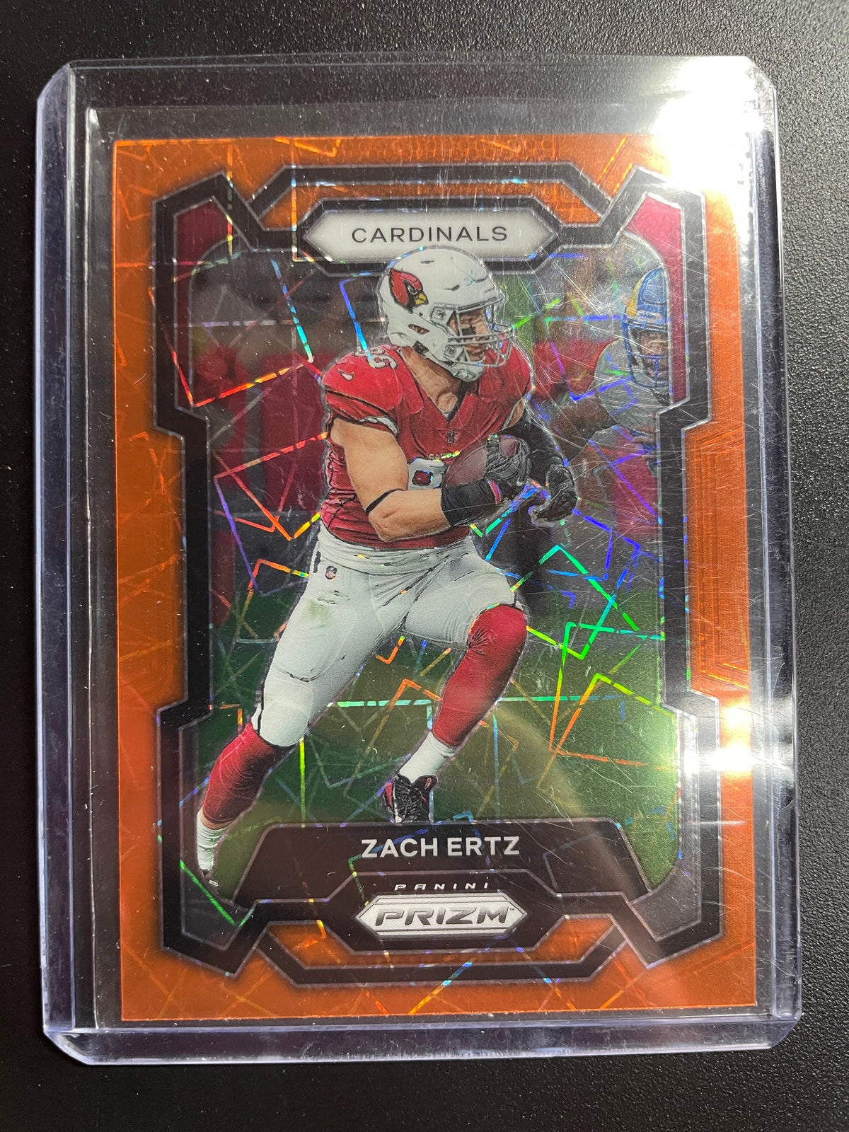 2022 Panini Prizm #6 Zach Ertz Orange Ice