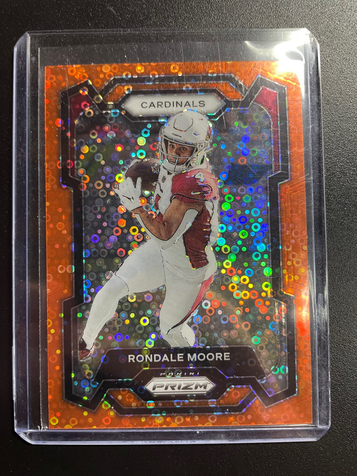 2023 Panini Prizm #7 Rondale Moore No Huddle Red #/70