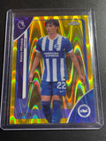2025-26 Topps Chrome Premier League #45 Kaoru Mitoma Yellow Refractor #/275