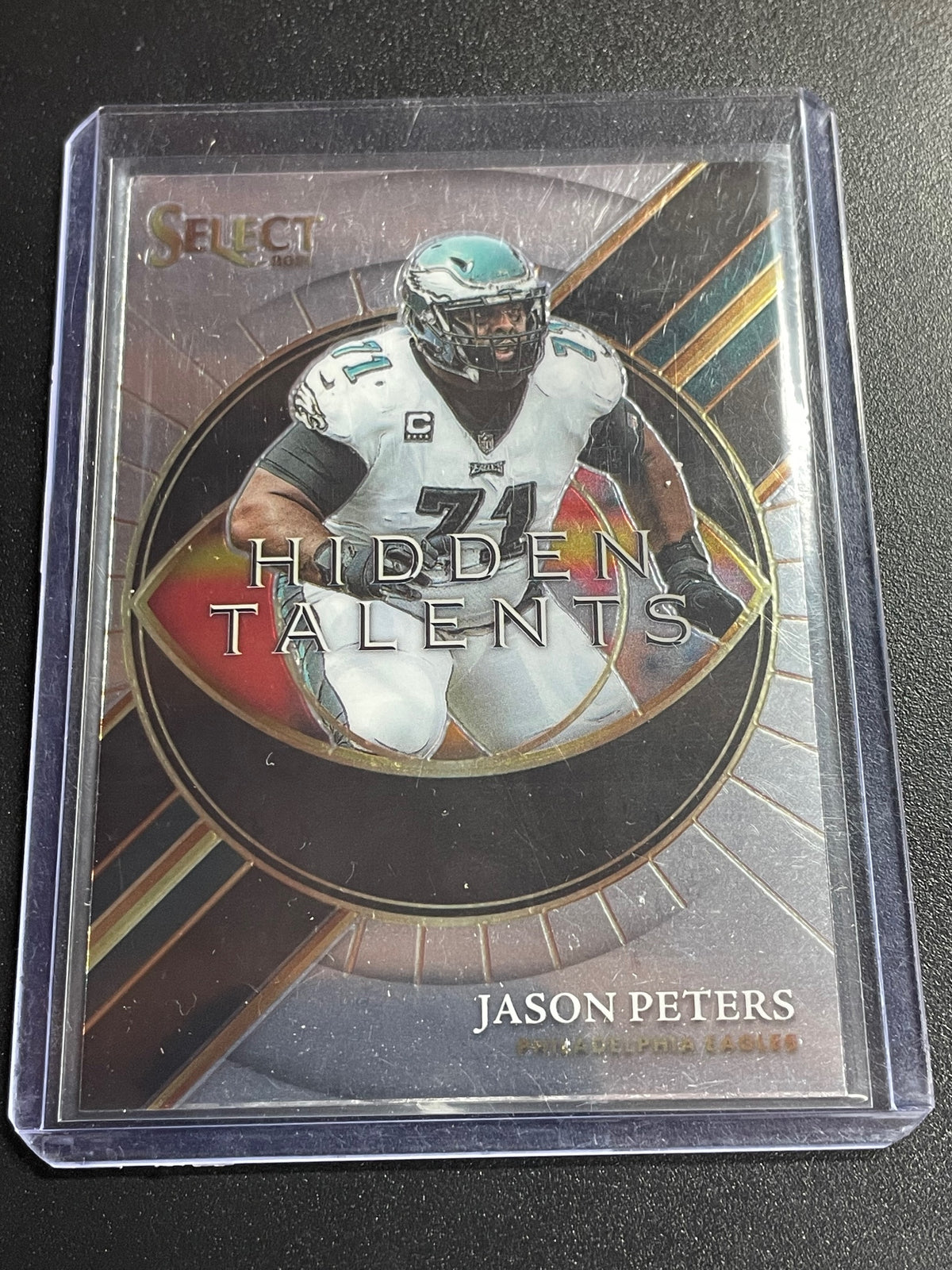 2021 Panini Select #HT-8 Jason Peters Hidden Talents Prizm