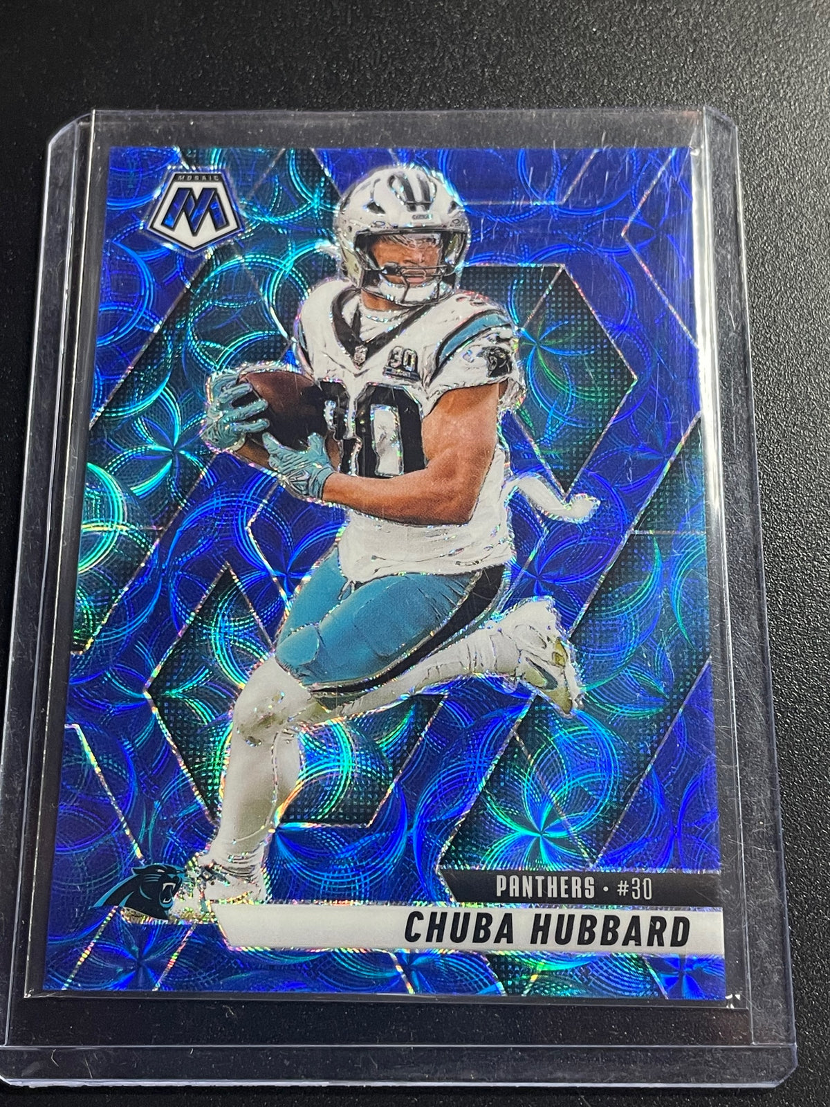 2025 Panini Mosaic #193 Chuba Hubbard