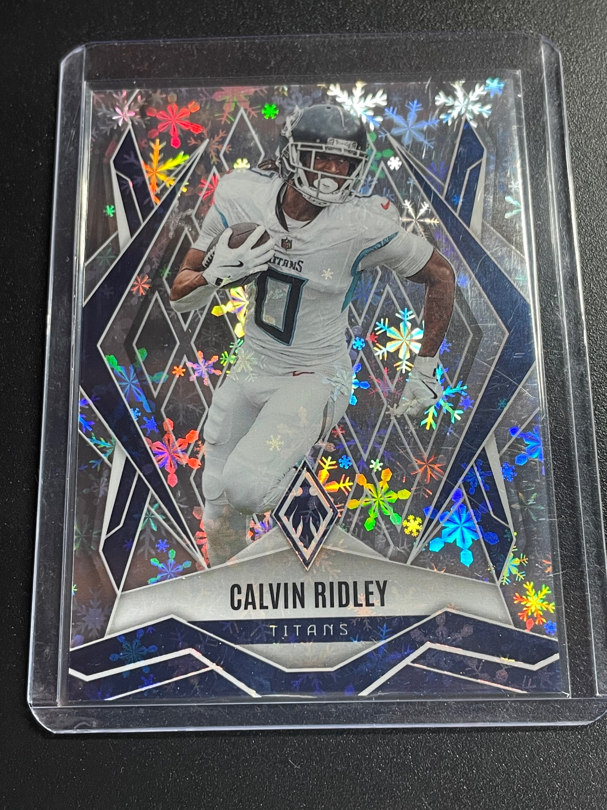 2025 Panini Phoenix #147 Calvin Ridley Orange Pandora Prizm #/189
