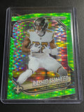 2025 Panini Prizm #194 Rashid Shaheed Neon Green Pulsar