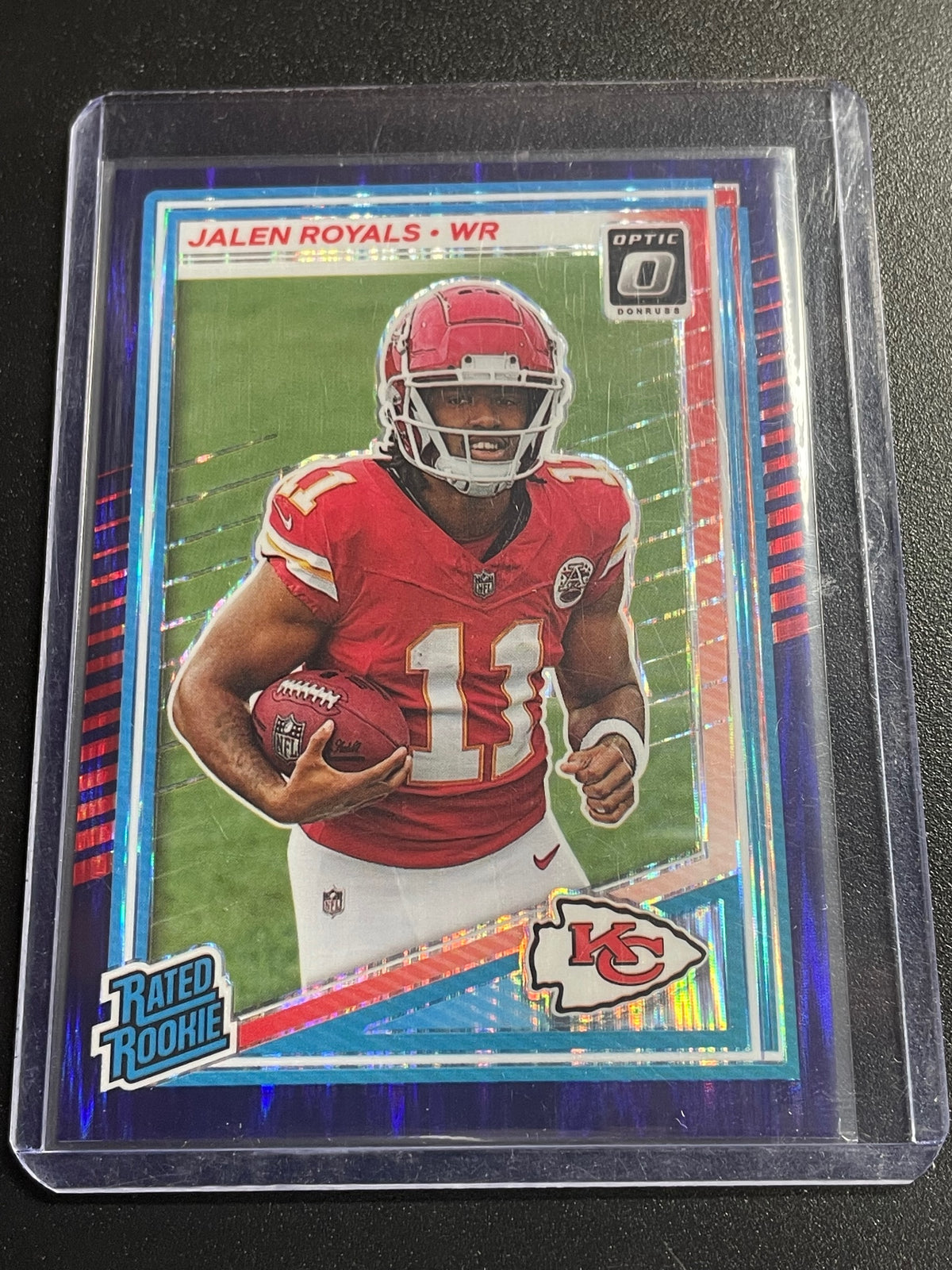 2025 Donruss Optic #251 Jalen Royals Pink