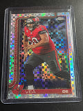 2025 Topps Chrome #286 Vita Vea Lime Green X-Fractor