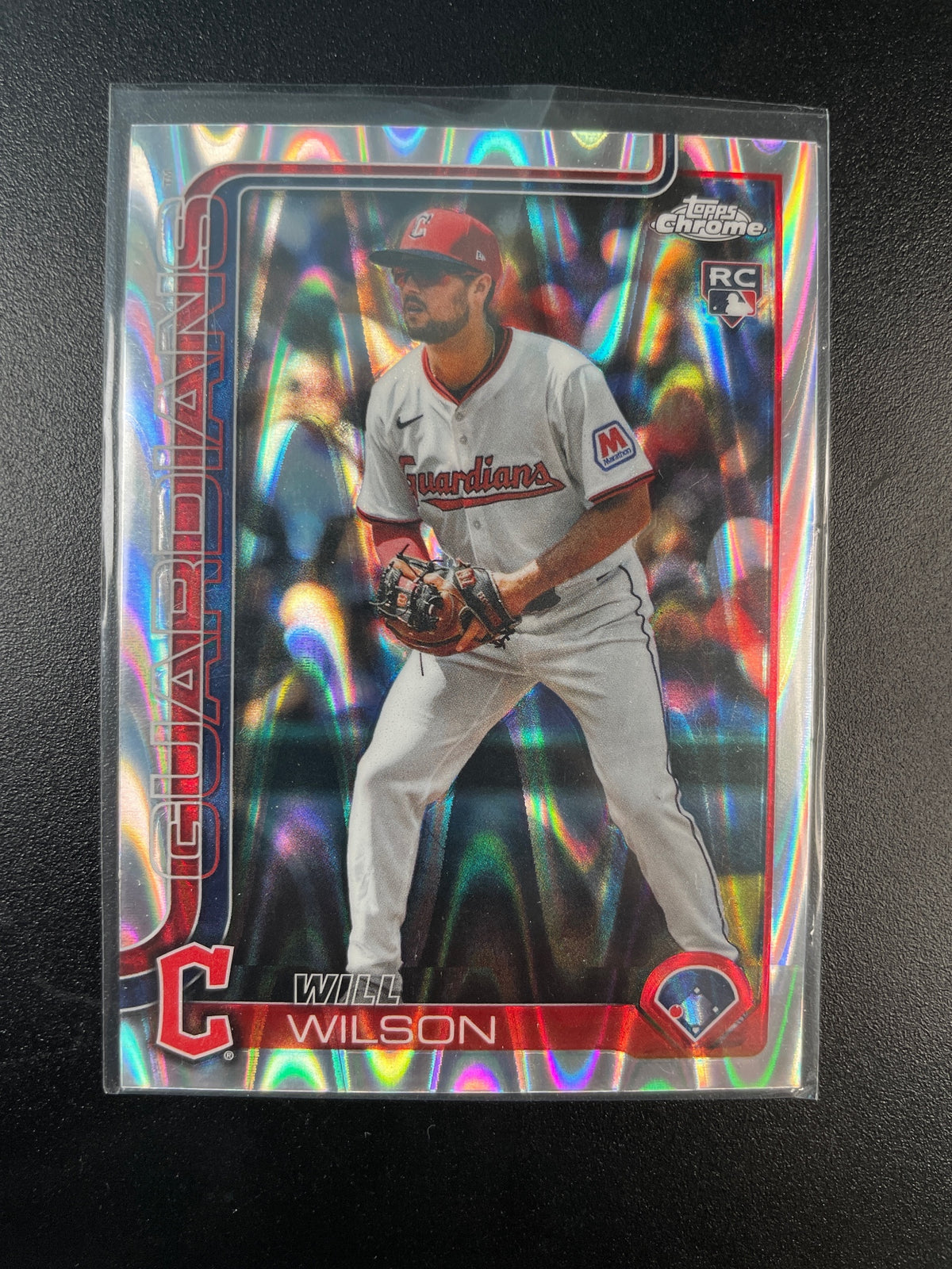 2025 Topps Chrome Update #USC187 Will Wilson RayWave Refractor