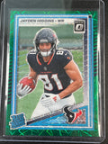 2025 Donruss Optic #225 Jayden Higgins Purple Shock