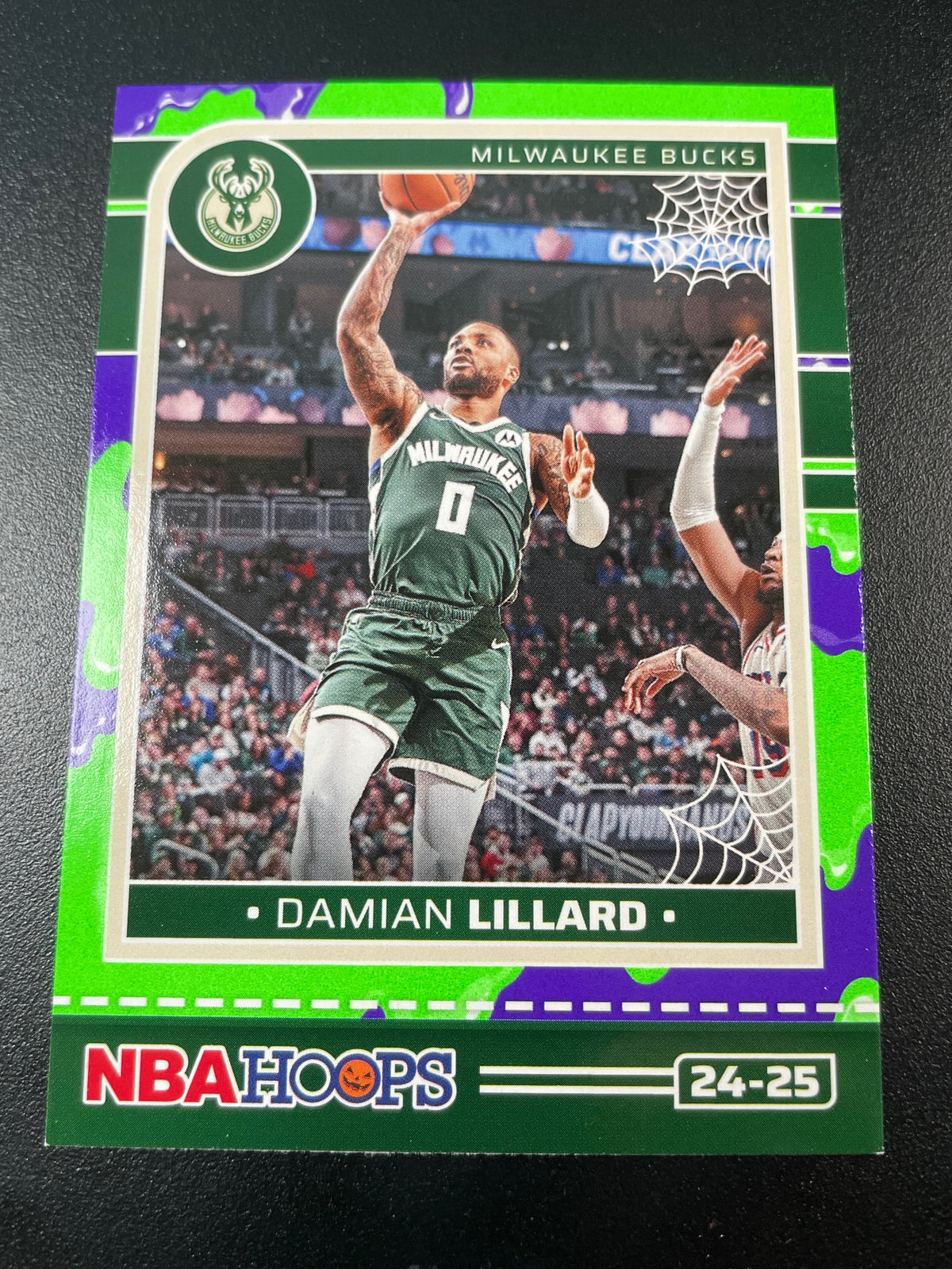 2024-25 Hoops Haunted Hoops #189 Damian Lillard Slime