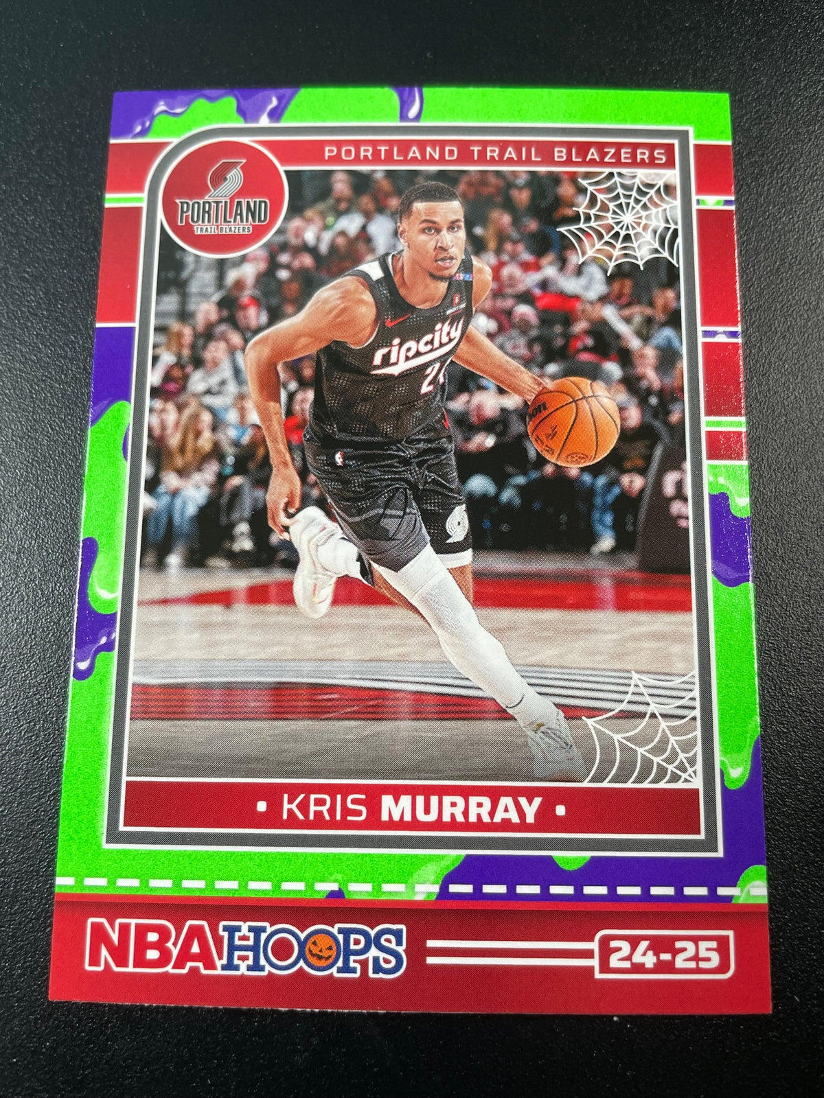 2024-25 Hoops Haunted Hoops #161 Kris Murray Slime