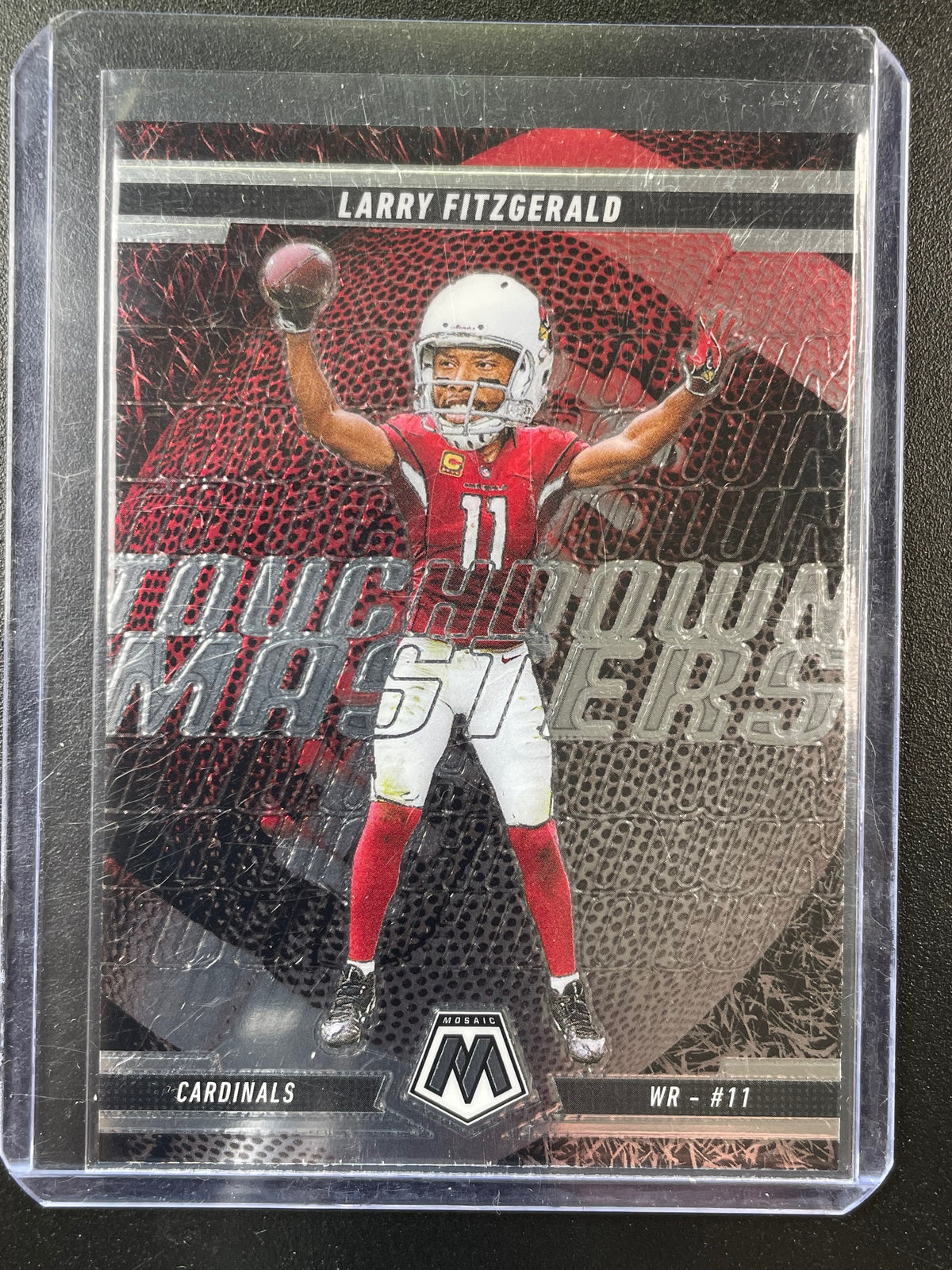 2025 Panini Mosaic #20 Larry Fitzgerald Touchdown Masters