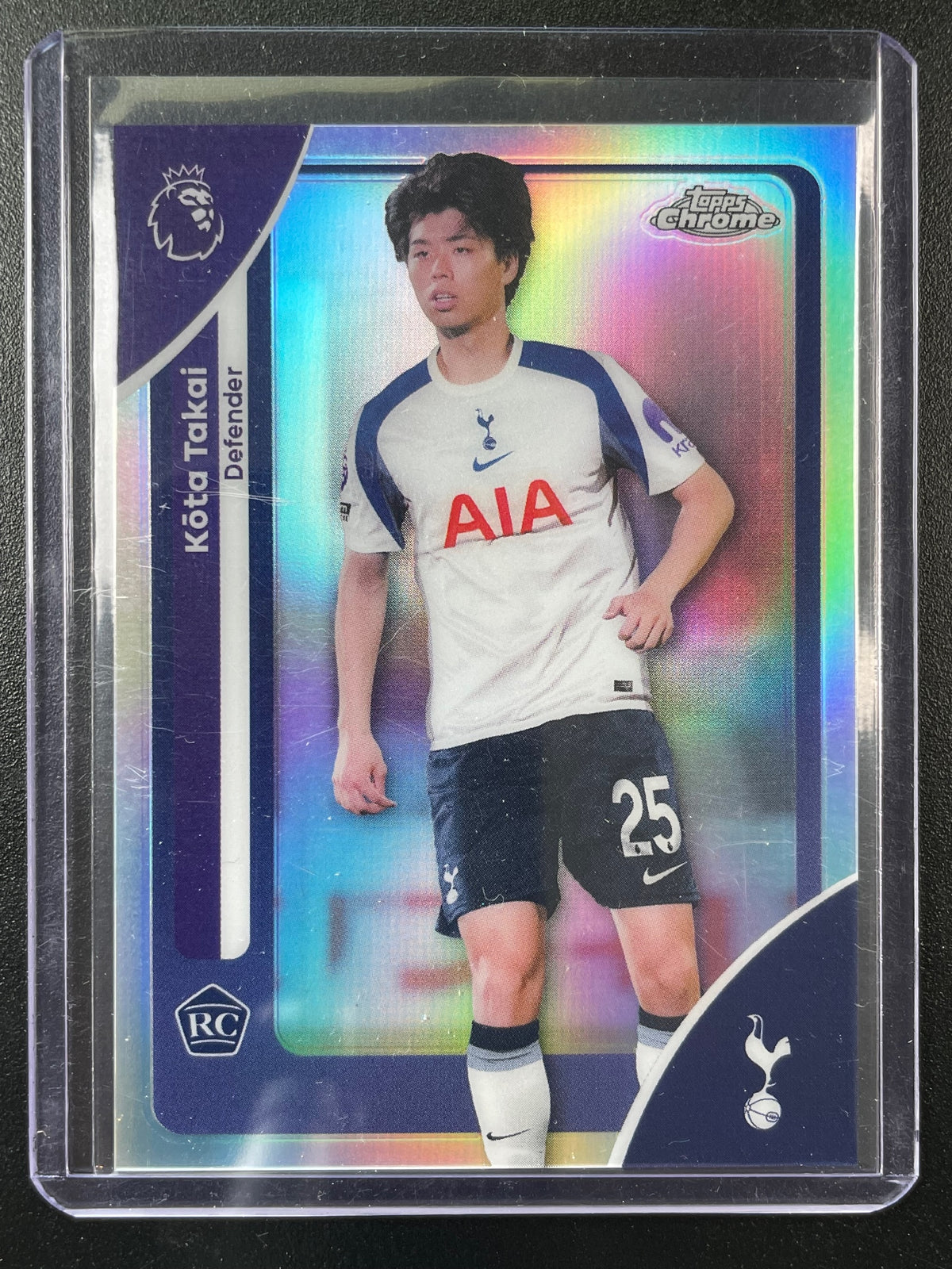 2025-26 Topps Chrome Premier League #177 Kōta Takai Prism Refractor