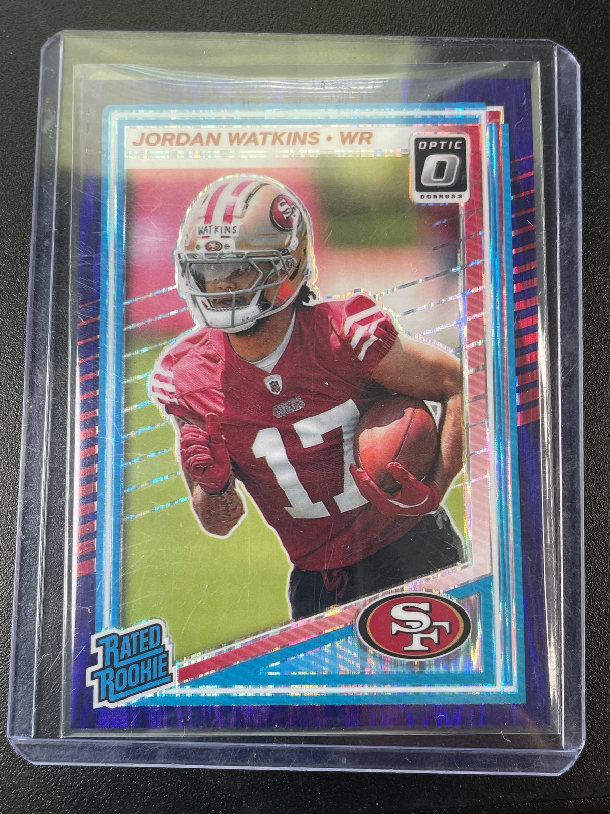 2025 Donruss Optic #289 Jordan Watkins Pink