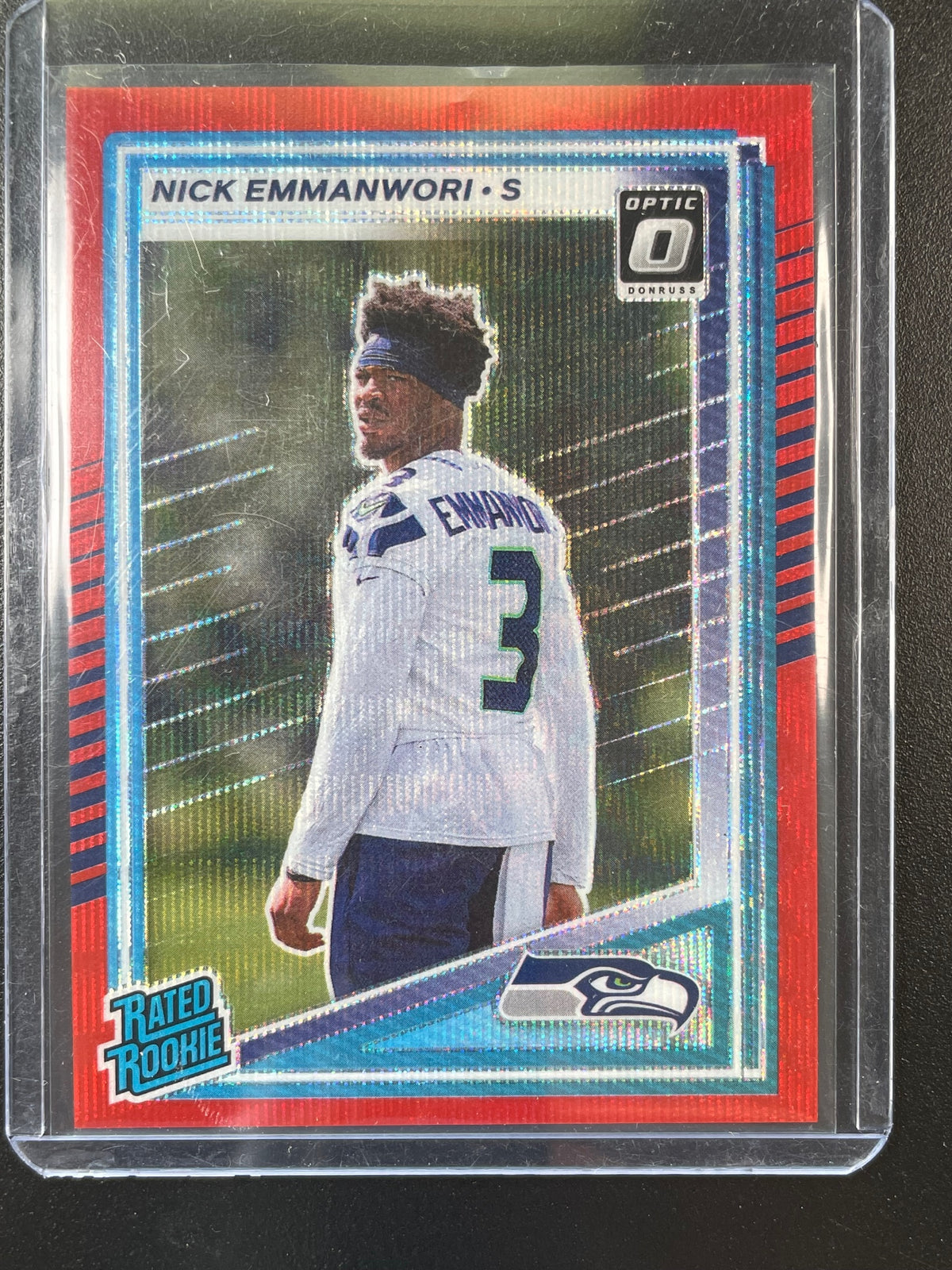2025 Donruss #348 Nick Emmanwori Press Proofs Green