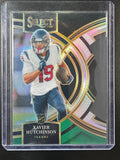 2023 Panini Select #154 Xavier Hutchinson Black and Gold Prizms Die Cuts