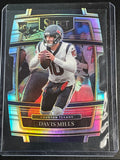 2021 Panini Select #65 Davis Mills Red and Yellow Prizm Die Cut