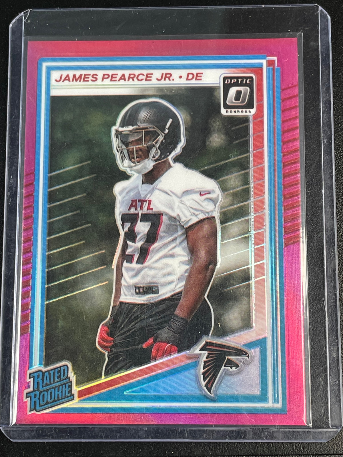 2025 Donruss #363 James Pearce Jr. Press Proofs Purple