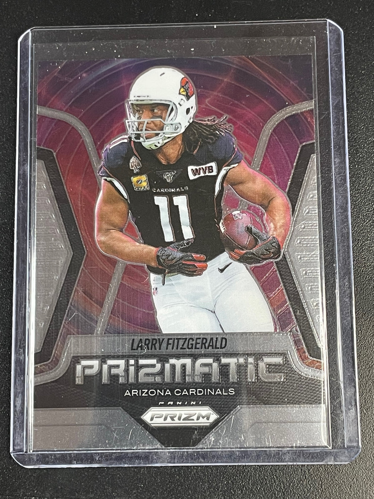 2025 Panini Prizm #14 Larry Fitzgerald Prizmatic