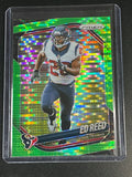 2025 Panini Prizm #216 Ed Reed Neon Green Pulsar