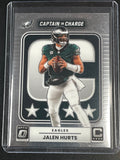 2025 Donruss Optic #5 Jalen Hurts Captain in Charge