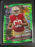 2025 Panini Prizm #304 Mykel Williams Green Flash