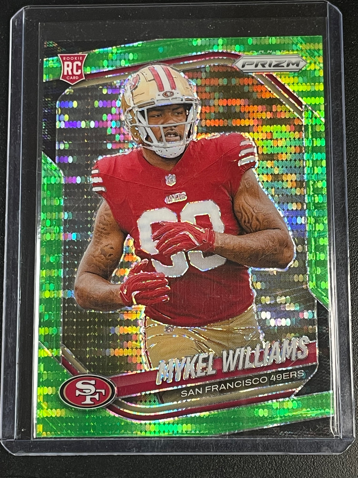 2025 Panini Prizm #304 Mykel Williams Green Flash