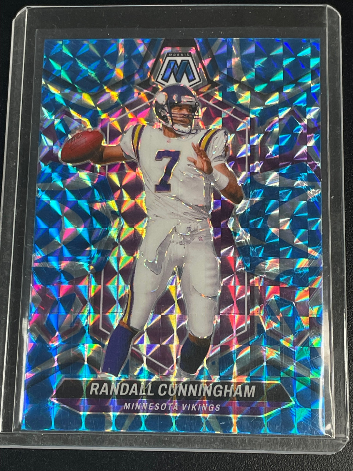 2024 Panini Mosaic #241 Randall Cunningham Mosaic Reactive Yellow
