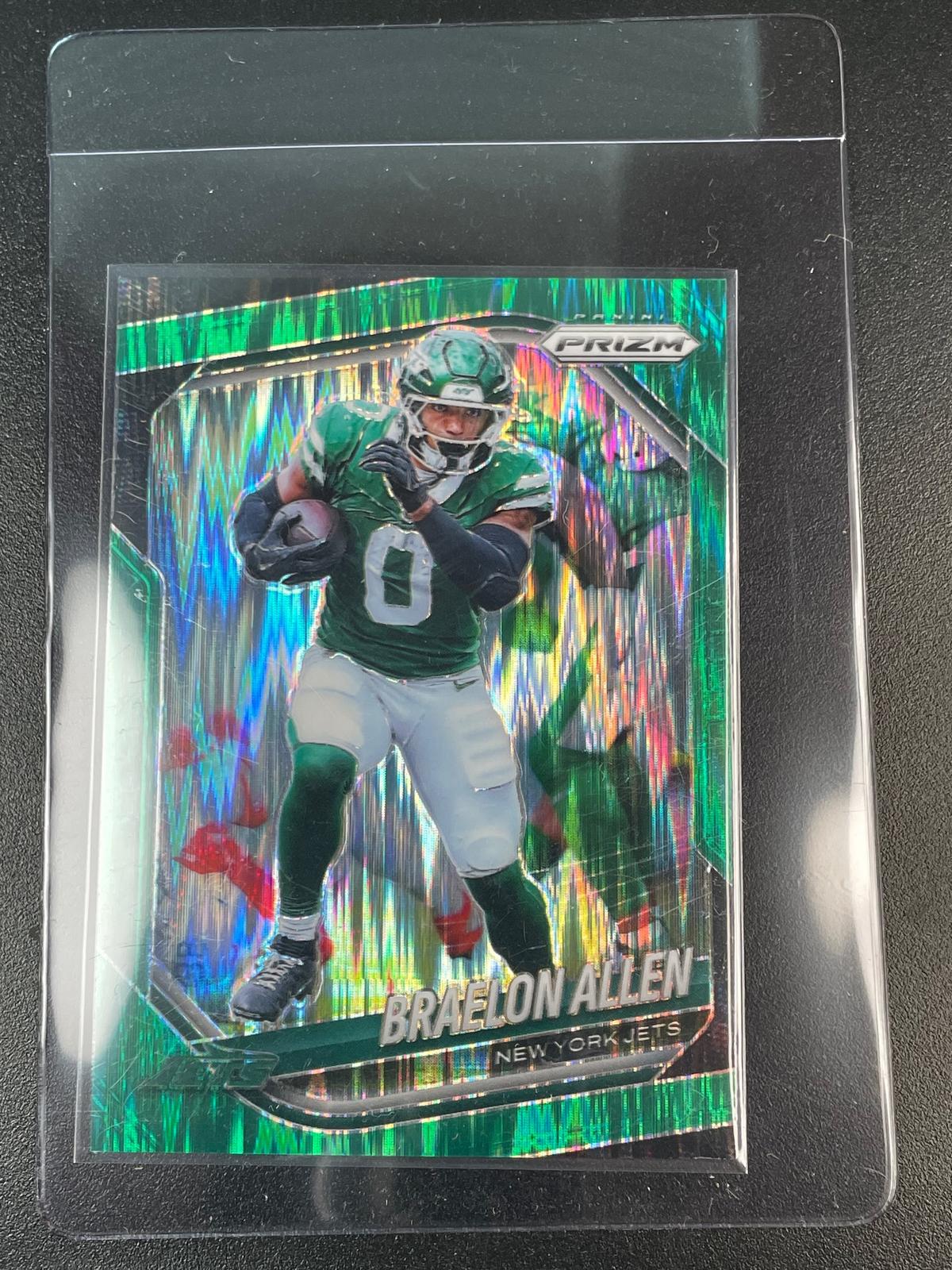 2025 prizm #390 Braelon Allen Green flash