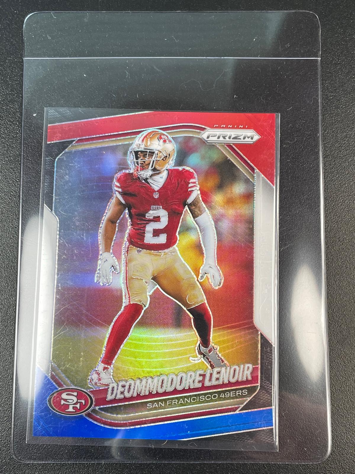 2025 Panini Prizm #281 Deommodore Lenoir Prizm Choice Autographs #/100