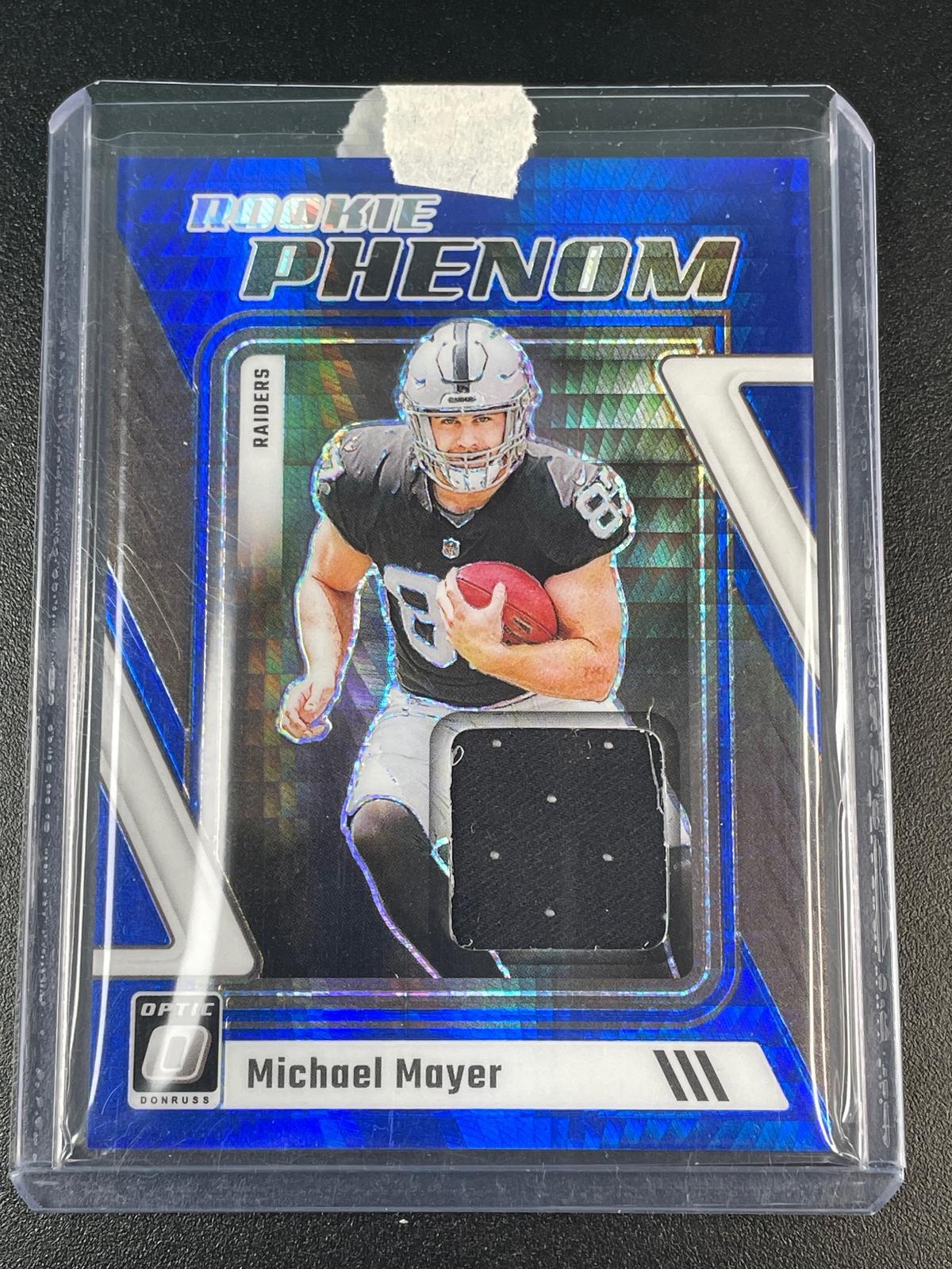 2023 Donruss Optic #RP-MMA Michael Mayer Rookie Phenom Blue Hyper