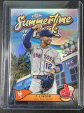 2024 Topps Chrome #SITP-2 Francisco Lindor Summertime in the Park