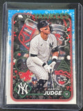 2024 Topps Holiday #H99 Aaron Judge Silver Glitter
