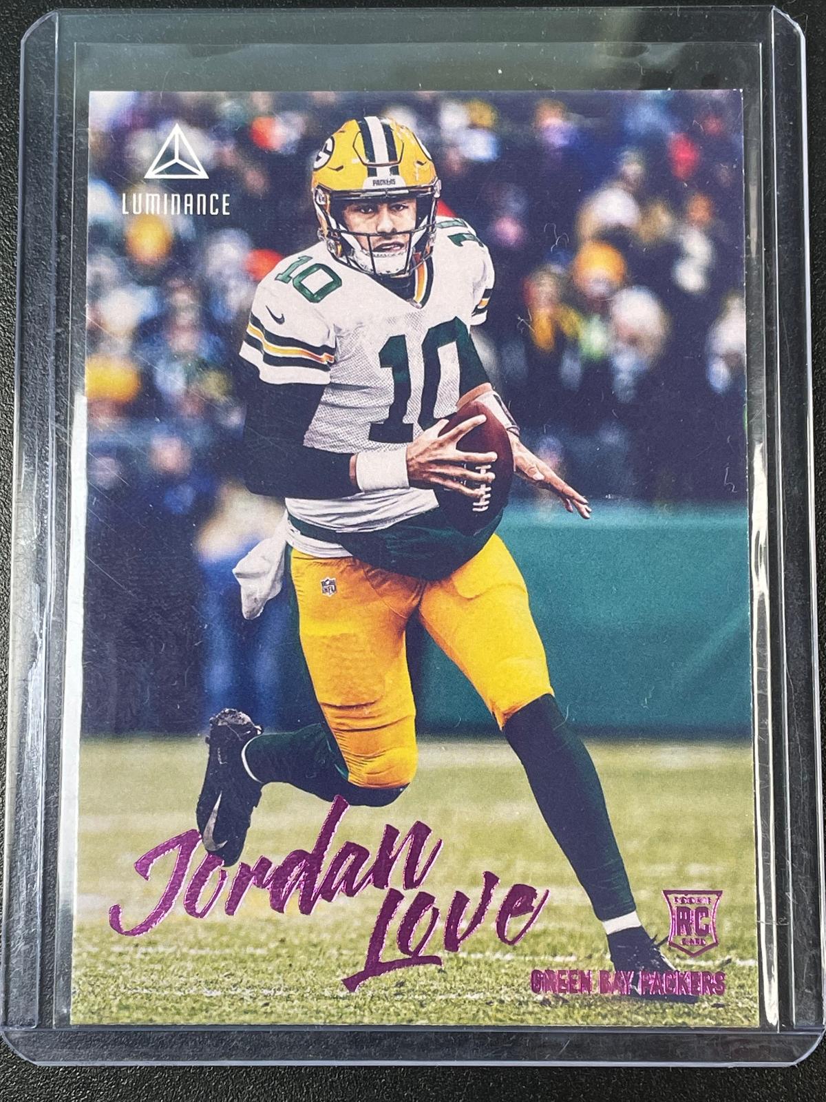 2020 Panini Chronicles #204 Jordan Love Luminance Update Rookies Bronze