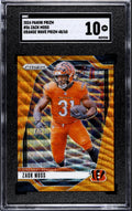 2024 Panini Prizm Zach Moss orange Wave /60 SGC 10