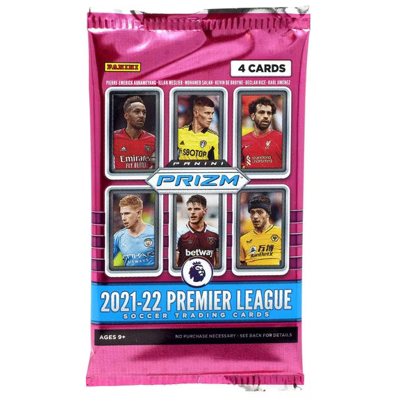 2021-22 Prizm Premier League Soccer Trading Card BLASTER Pack (4 Cards)