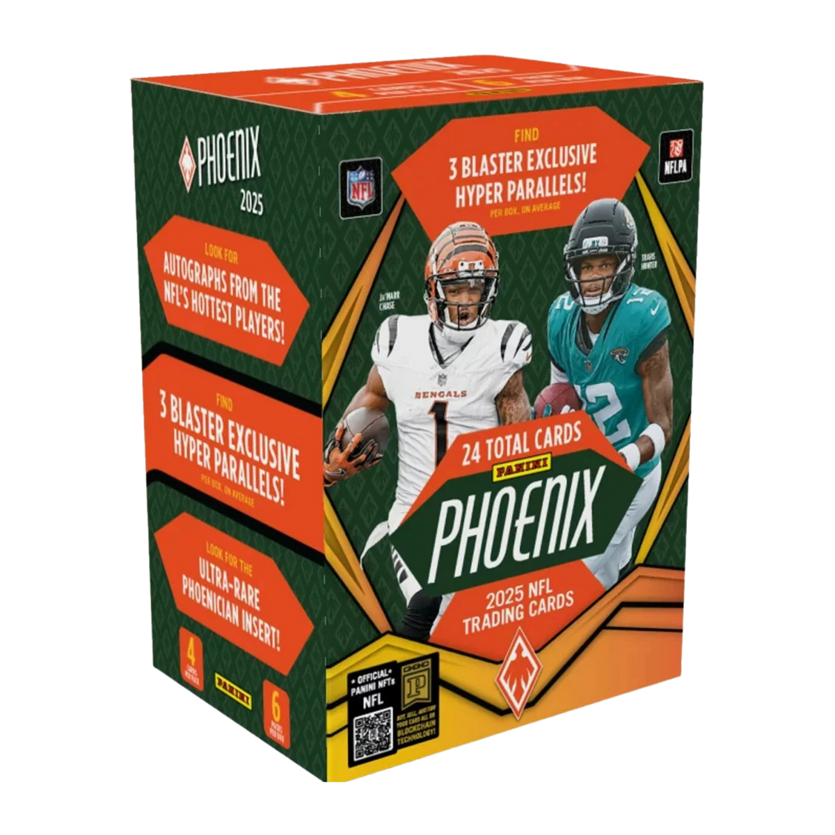 2025 Panini Phoenix Football Factory Sealed Blaster Box