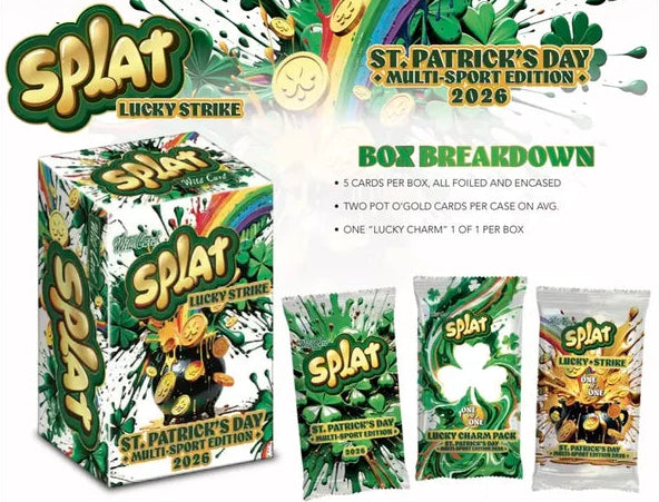 2026 Wild Card Splat Lucky Strike Multi-Sport Hobby Box