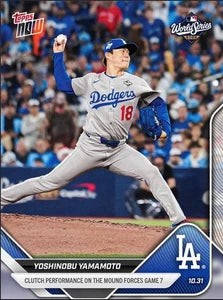 2025 Topps Now #916 Yoshinobu Yamamoto